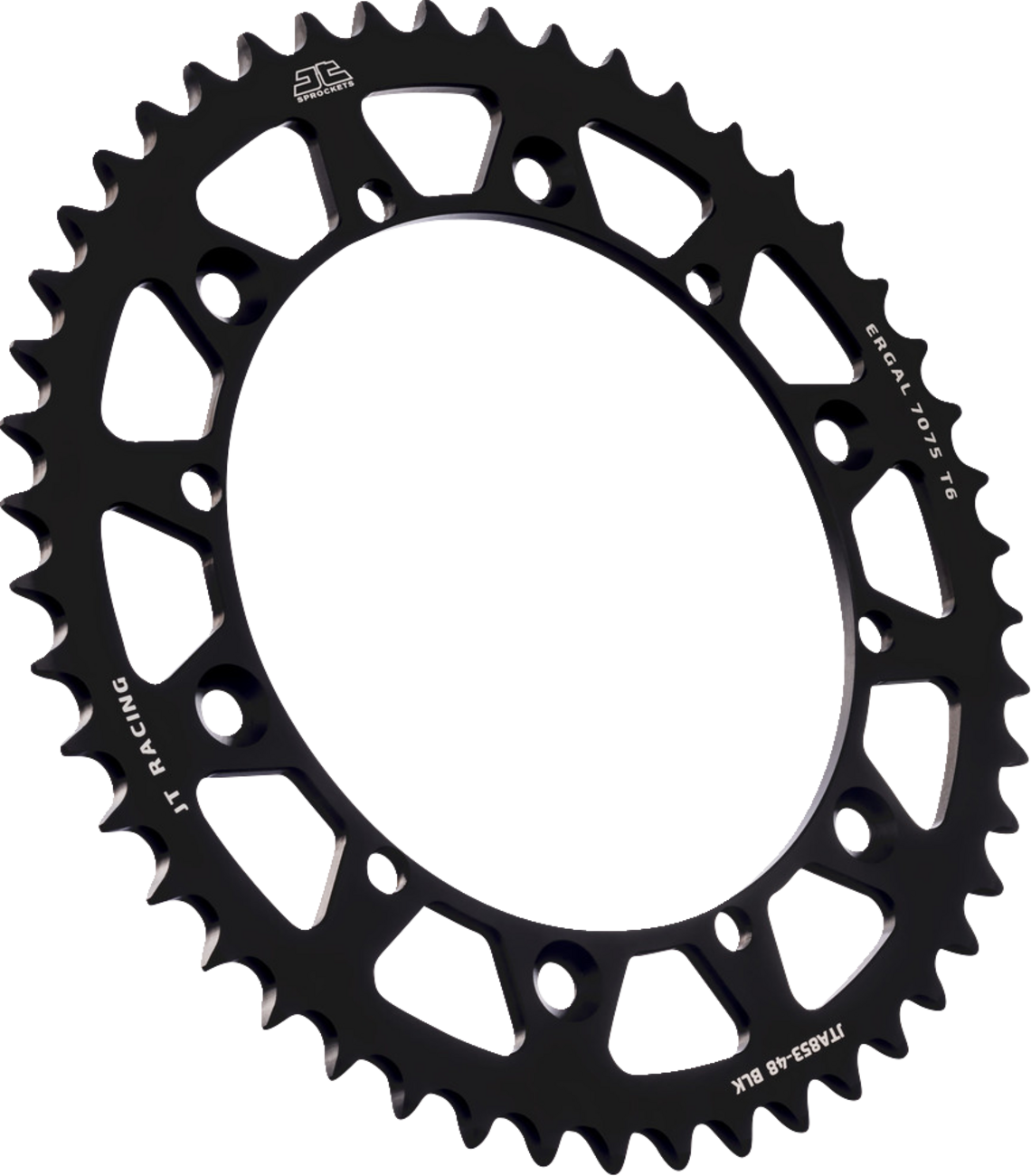 JT SPROCKETS Rear Sprocket - Black - 48 Tooth - Yamaha JTA853.48BLK