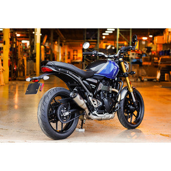 S&S CYCLE Grand National Slip-On Muffler - Stainless Steel - Speed 400 & Scrambler 400 550-1143  1811-4786