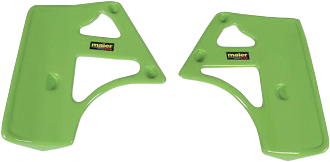 MAIER Radiator Scoops - KX250 '85-'86 - Green 578063