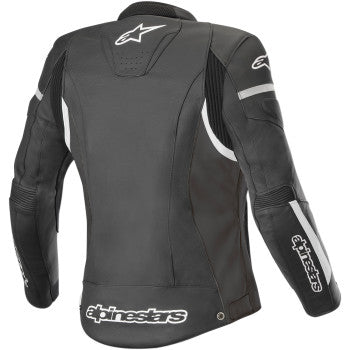 ALPINESTARS Stella Kira Leather Jacket - Black/White - US 14 / EU 50 3112019-12-50