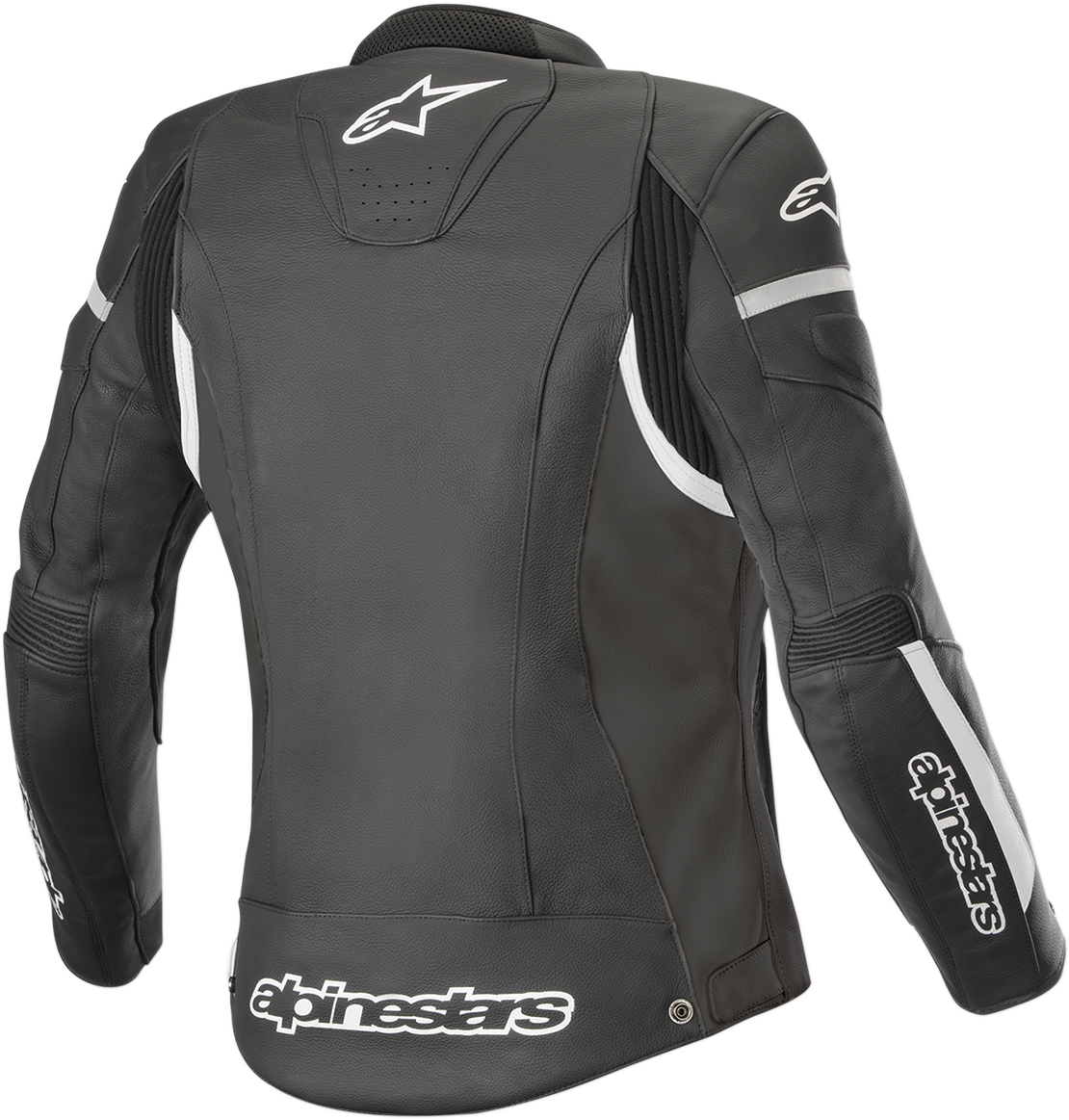 ALPINESTARS Stella Women's Kira Leather Jacket - Black/White - US 8 / EU 44 3112019-12-44