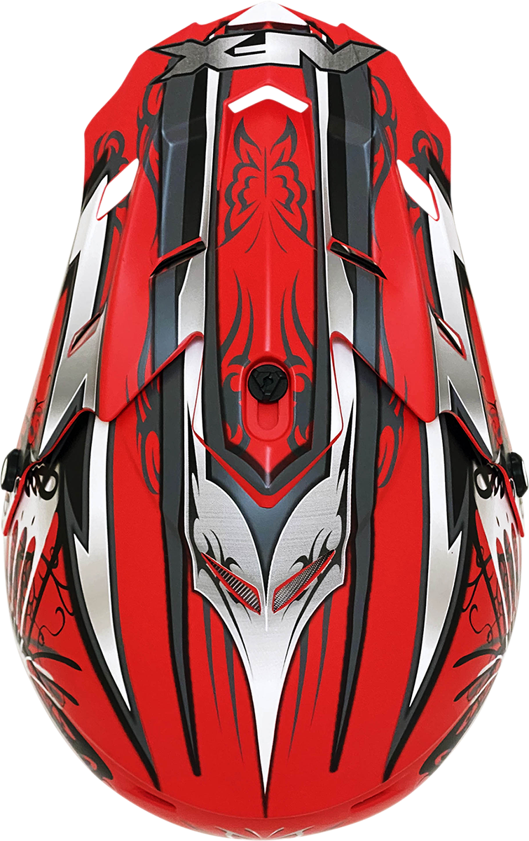 AFX FX-17Y Helmet - Butterfly - Matte Ferrari Red - Small 0111-1384