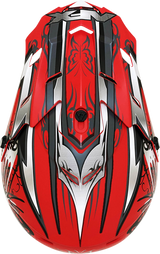 AFX FX-17Y Helmet - Butterfly - Matte Ferrari Red - Large 0111-1386