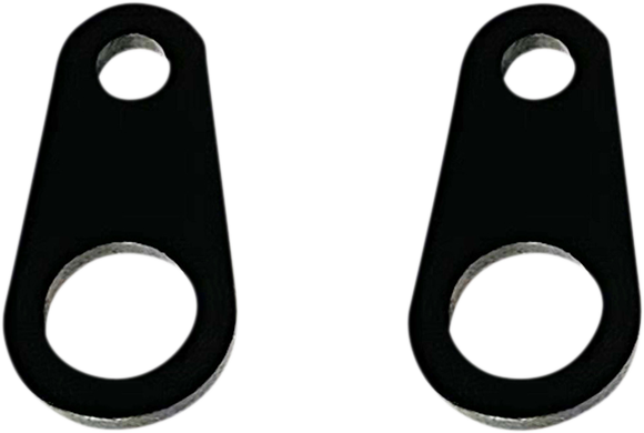 CUSTOM DYNAMICS Mount - Micro Turn Signal - Straight Bracket - Black CD-MICRO-SB