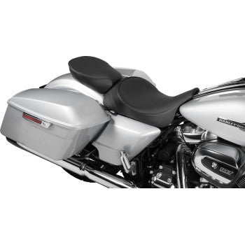 DRAG SPECIALTIES Rear Solo Seat - Wide - Smooth - FL '97-'23 0801-1952