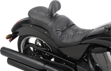 DRAG SPECIALTIES Low Profile Seat - Driver's Backrest - Pillow - Vegas NOT FIT WITH OEM BACKREST 0810-1607