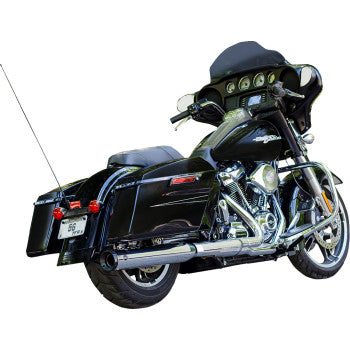 S&S CYCLE 2-into-1 4" Swindler Muffler Kit - Chrome - M8 Touring 550-1140