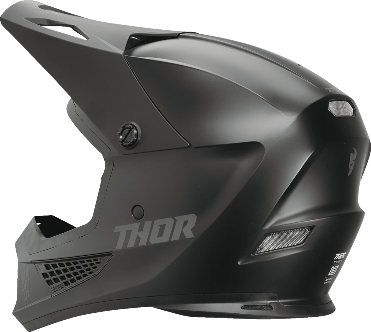 THOR Sector 2 Helmet - Blackout - Large 0110-8156