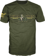 LETHAL THREAT Wheels of Victory T-Shirt - Green - 4XL VV40168-4XL