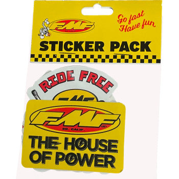 FMF Decal Sticker Pack - Go Fast Have Fun 012518