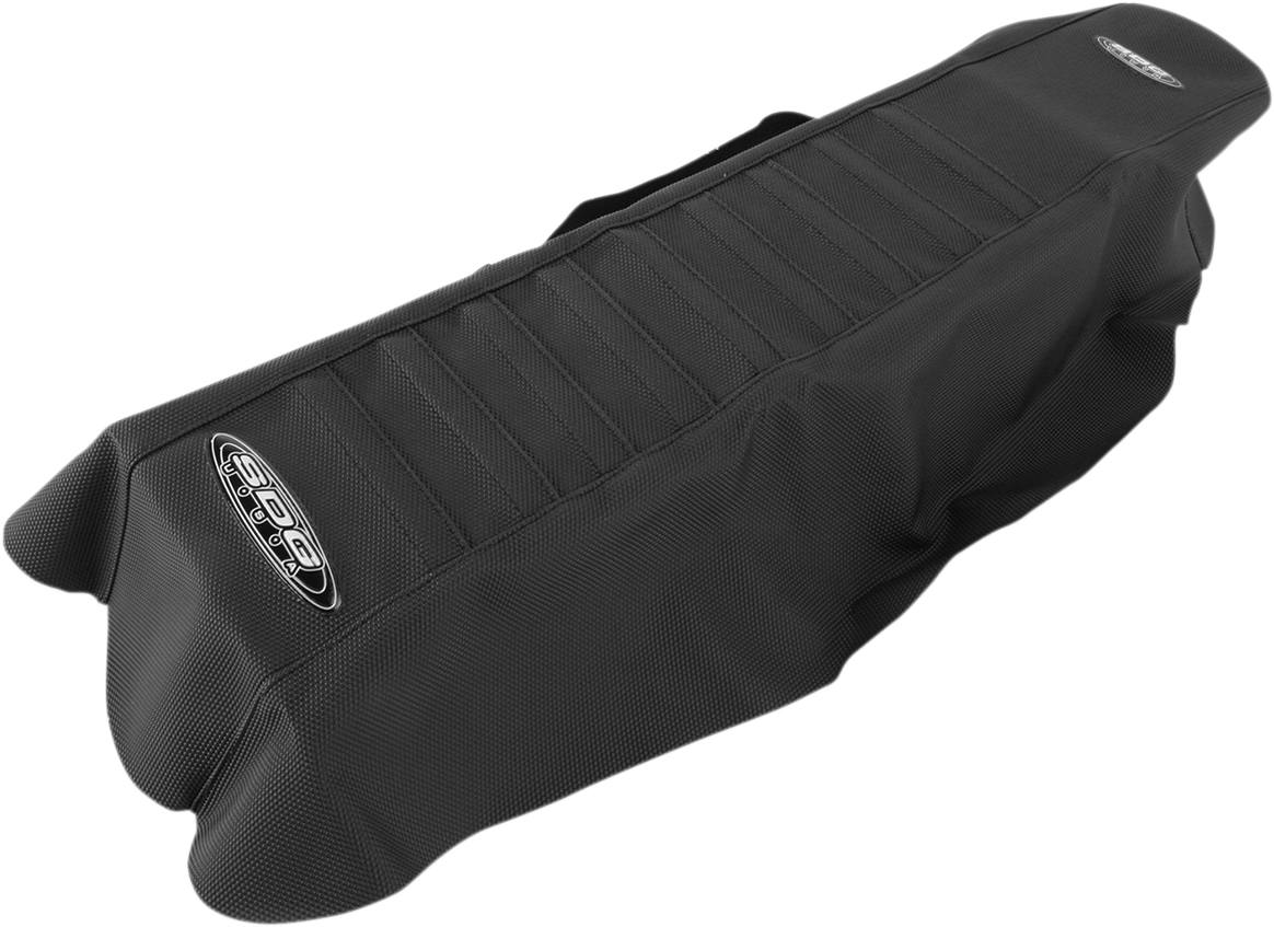 SDG Pleated Seat Cover - Black Top/Black Sides 96346