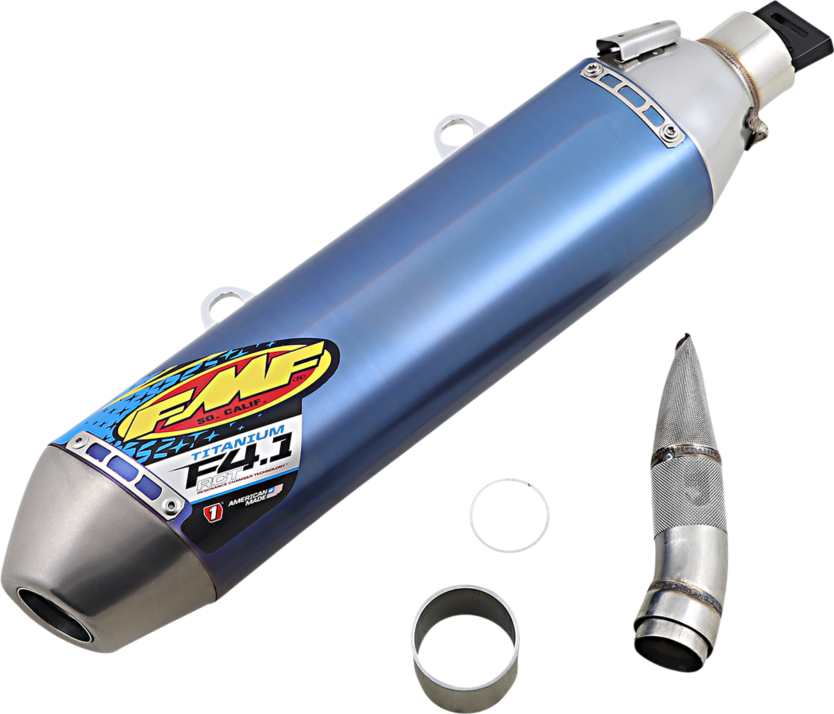 FMF Factory 4.1 RCT Muffler - Anodized Titanium 045596 1821-1721