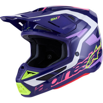 ALPINESTARS SM7 Helmet - Deed - Gloss Purple/Pink - Medium 8302426-3142-M