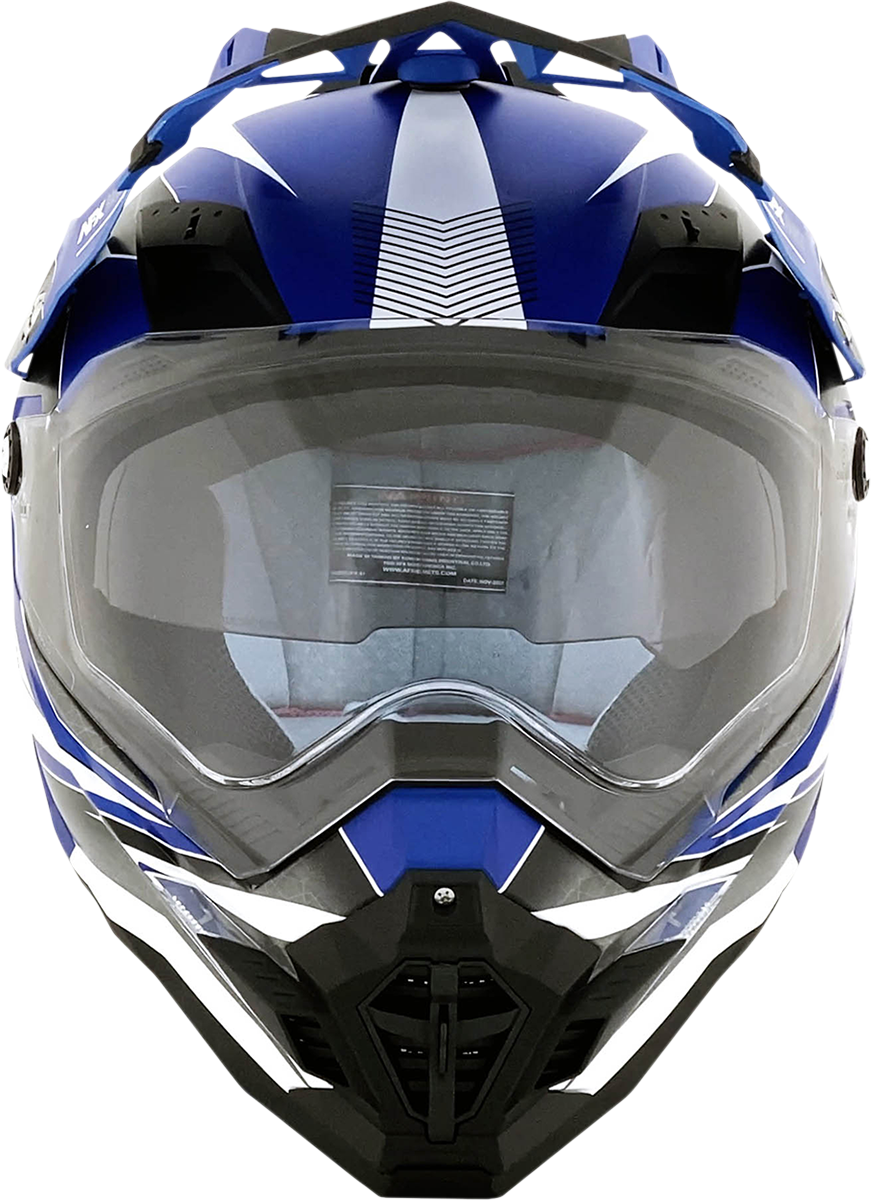 AFX FX-41 Helmet - Range - Matte Blue - Large 0140-0073