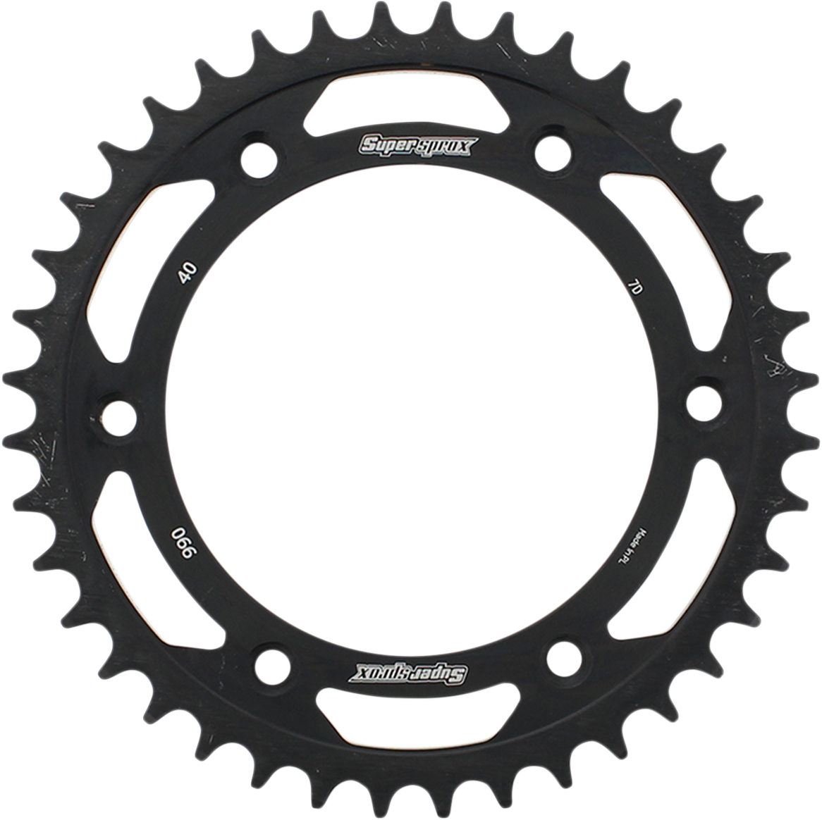 SUPERSPROX Steel Rear Sprocket - 40 Tooth RFE-990-40-BLK