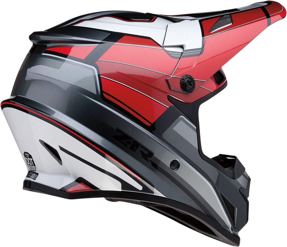 Z1R Rise Helmet - MC - Red/Gray - XL 0110-7212