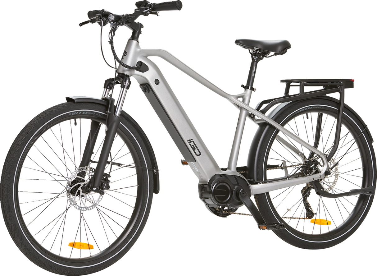 IGO ELECTRIC BIKES Discovery Yorkville LS E-Bike - Platinum - Hybrid  100-222-000