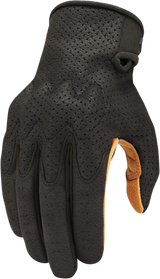 ICON Airform™ Gloves - Black/Tan - Small 3301-4141