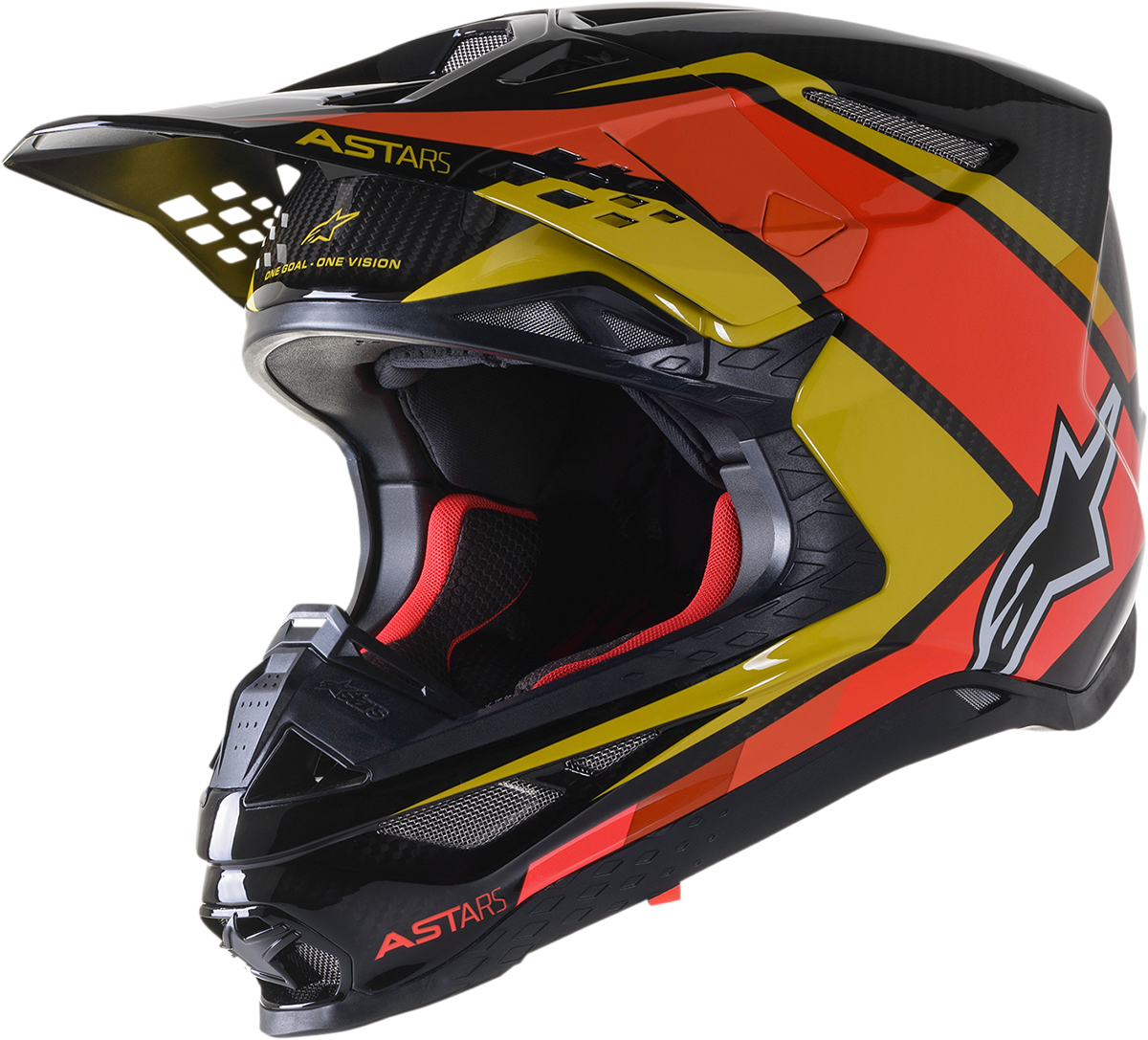 ALPINESTARS Supertech M10 Helmet - Meta 2 - MIPS® - Black/Yellow/Orange - Small 8300422-1549-SM