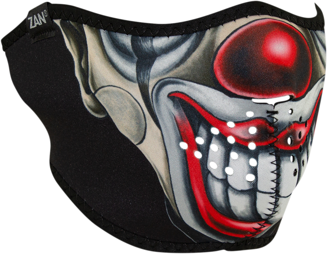 ZAN HEADGEAR Neoprene Half Mask - Chicano Clown WNFM411H