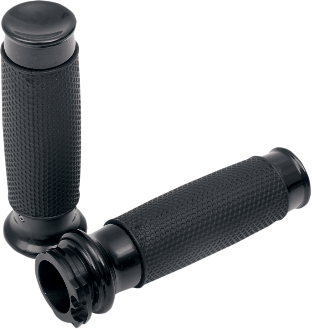 TODD'S CYCLE Grips - Vice - Rubber - Black VGR-2