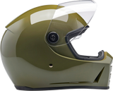 BILTWELL Lane Splitter Helmet - Gloss Olive Green - Small 1004-154-502