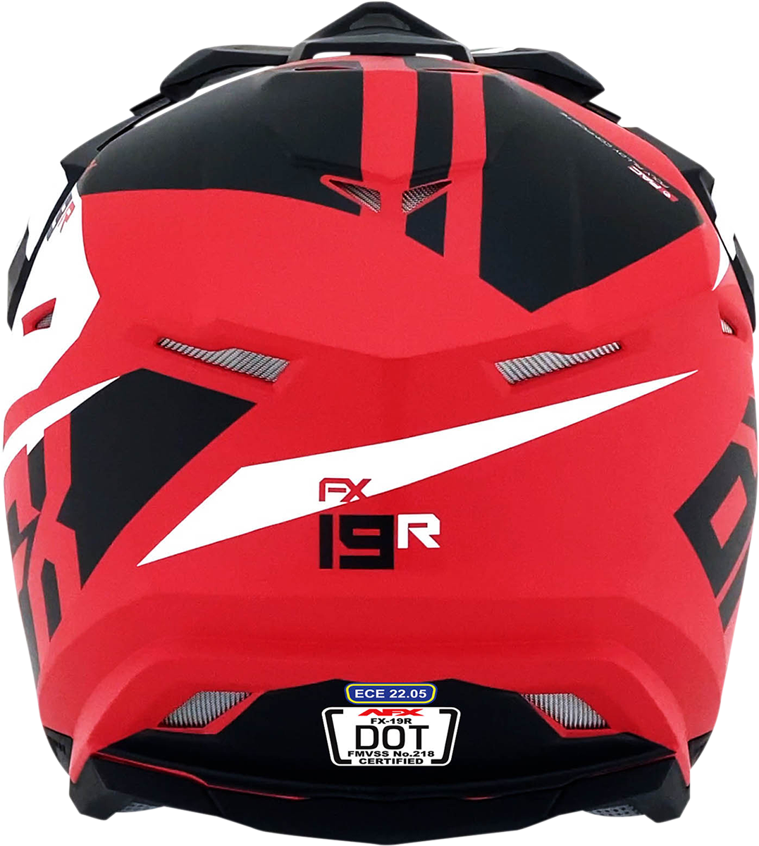 AFX FX-19R Helmet - Racing - Matte Red - XL 0110-7066