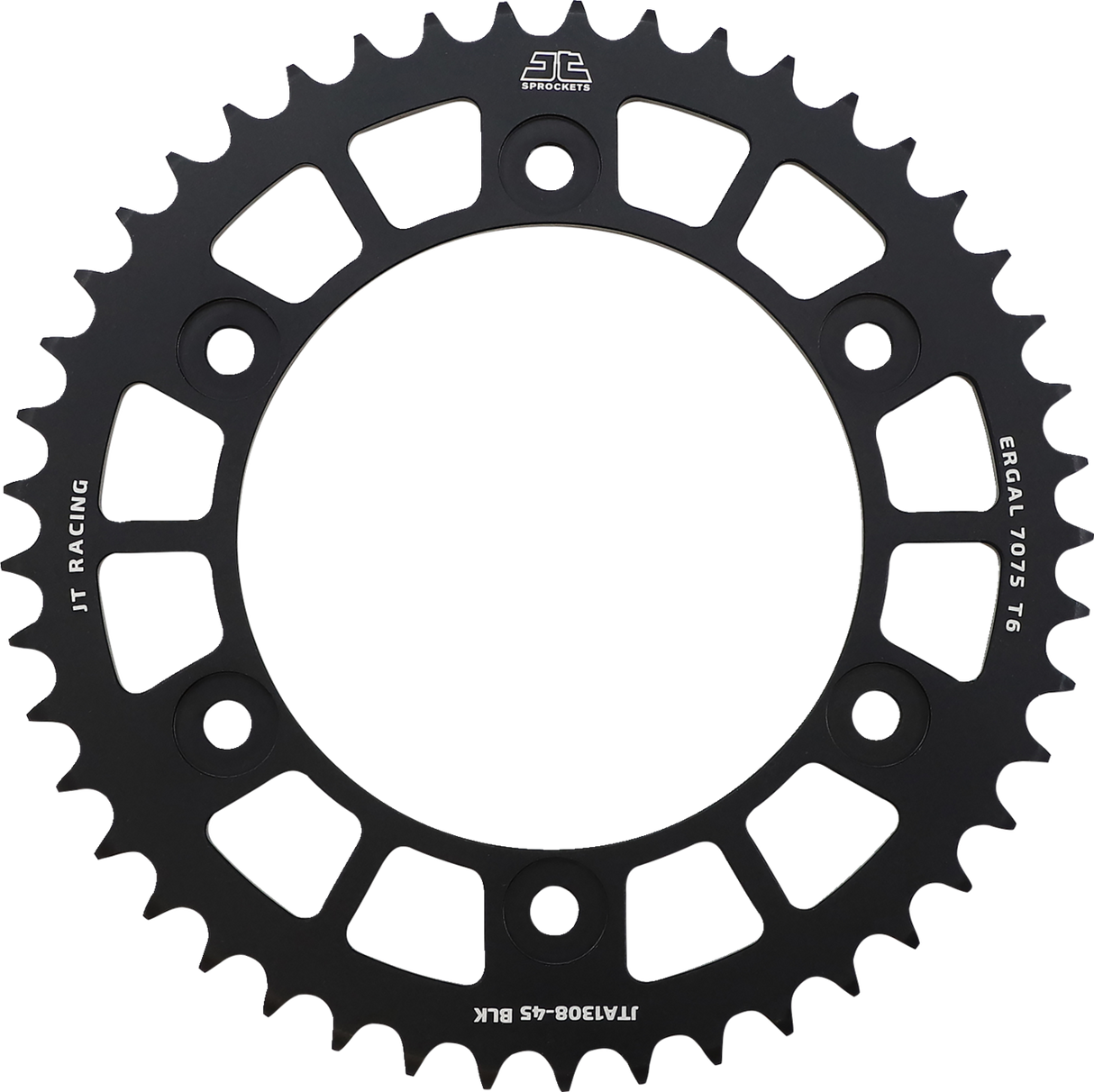 JT SPROCKETS Rear Sprocket - Honda - Black - 45 Tooth JTA1308.45BLK