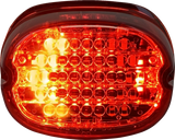 CUSTOM DYNAMICS Taillight w/ Integrated Turn Signal - No Window - Red Lens CD-INT-TL-NW-R