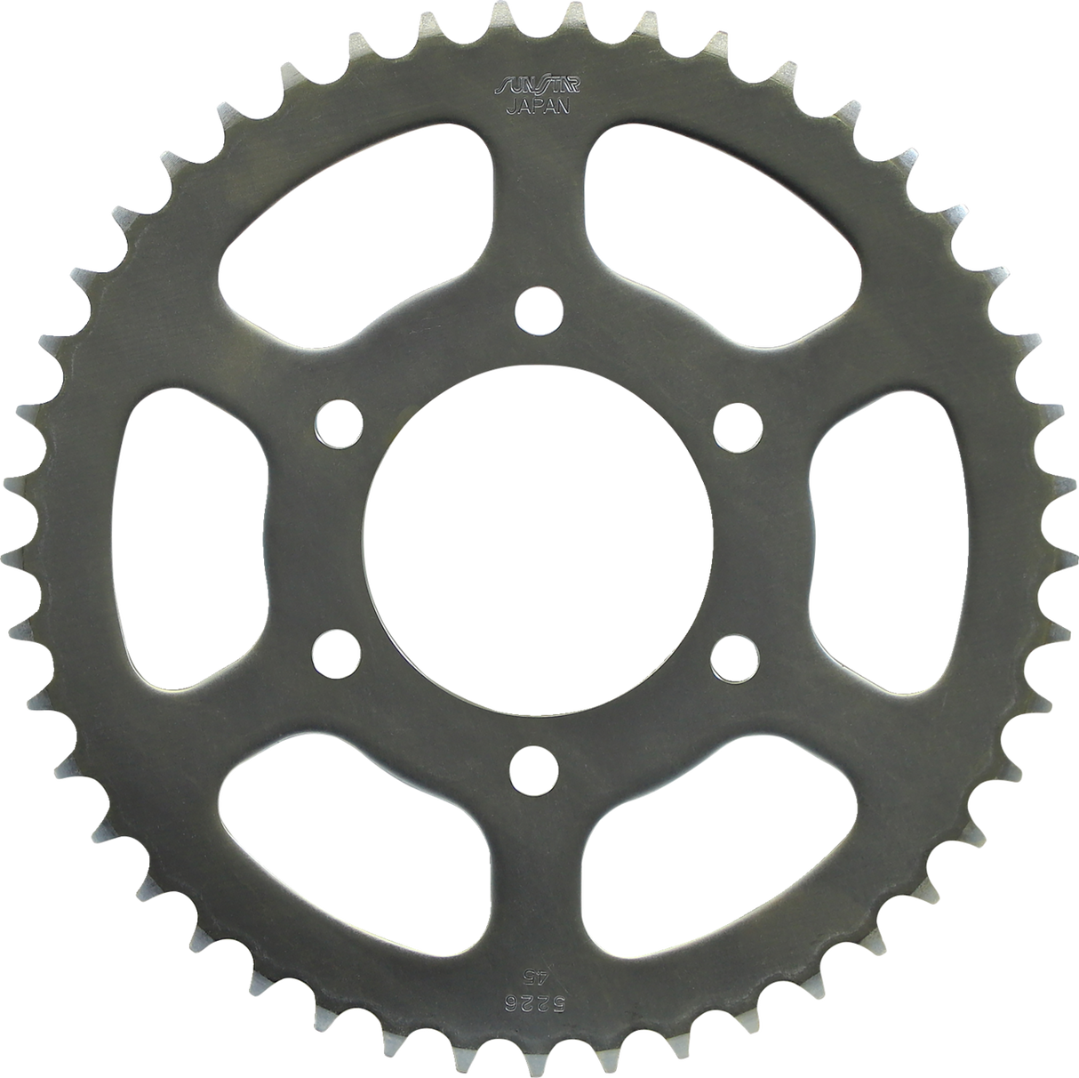 SUNSTAR SPROCKETS Steel Rear Sprocket - 45 Tooth - Suzuki 2-522645