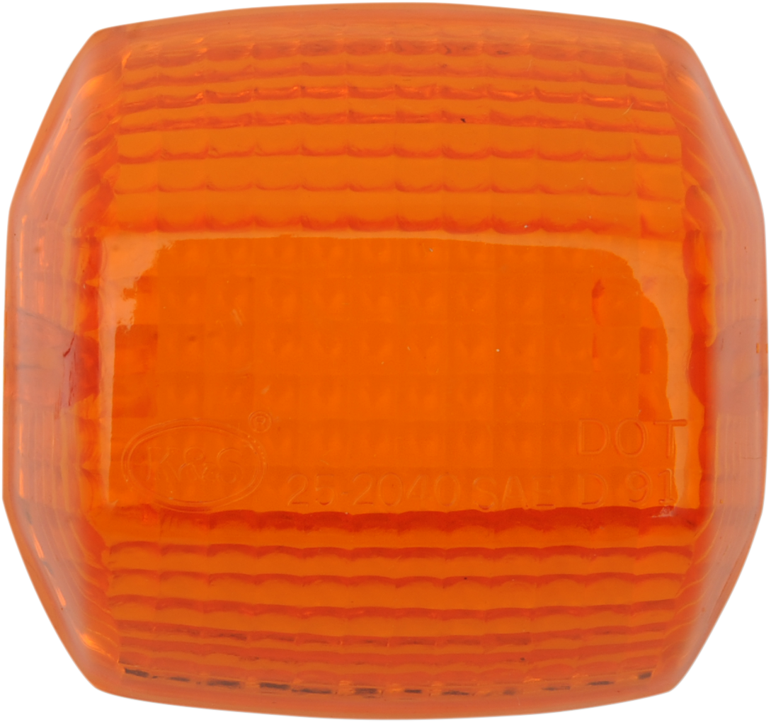 K&S TECHNOLOGIES Replacement Turn Signal Lens - Amber 252040