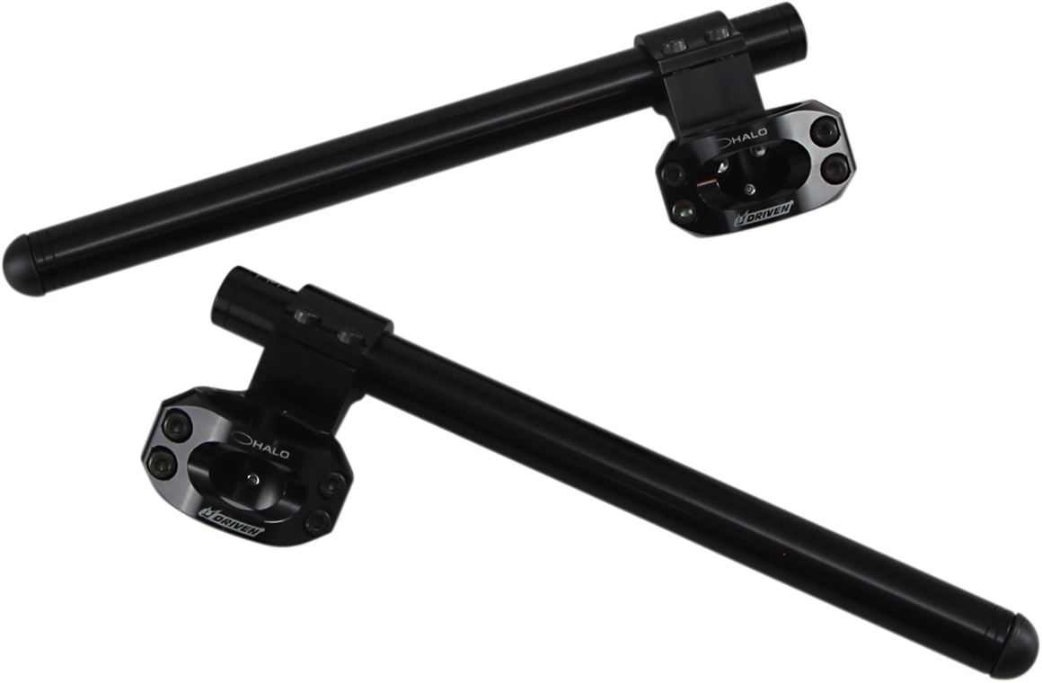 DRIVEN RACING Handlebar - Clip-On - Halo - Riser - 41 mm - Black DHCLOR41BK