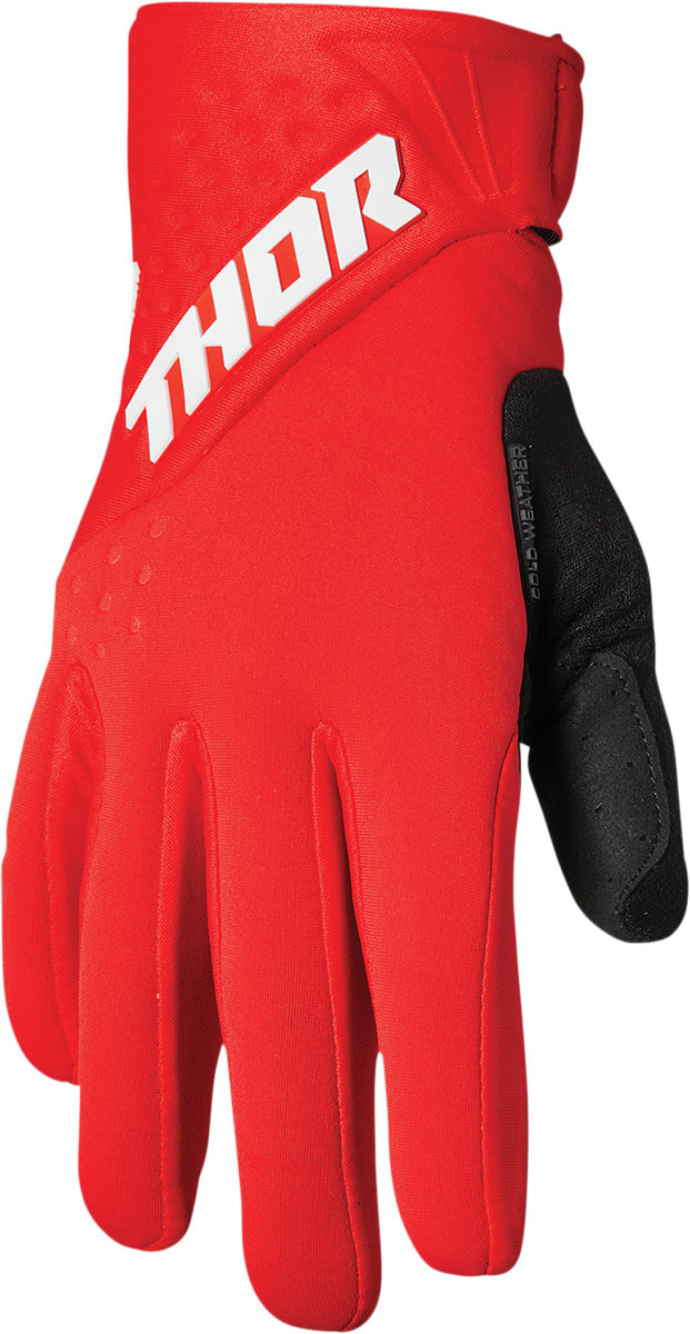 THOR Spectrum Cold Gloves - Red/White - XS 3330-6758