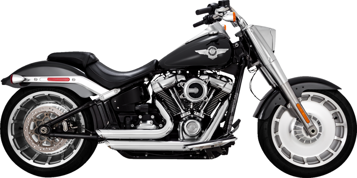 VANCE & HINES Shortshots Staggered Exhaust System - Chrome 17335