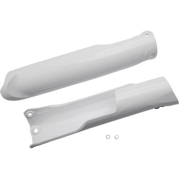 UFO Fork Cover - White YZ 250 F  2024 / YZ450F 2023-2024 YA04895#046