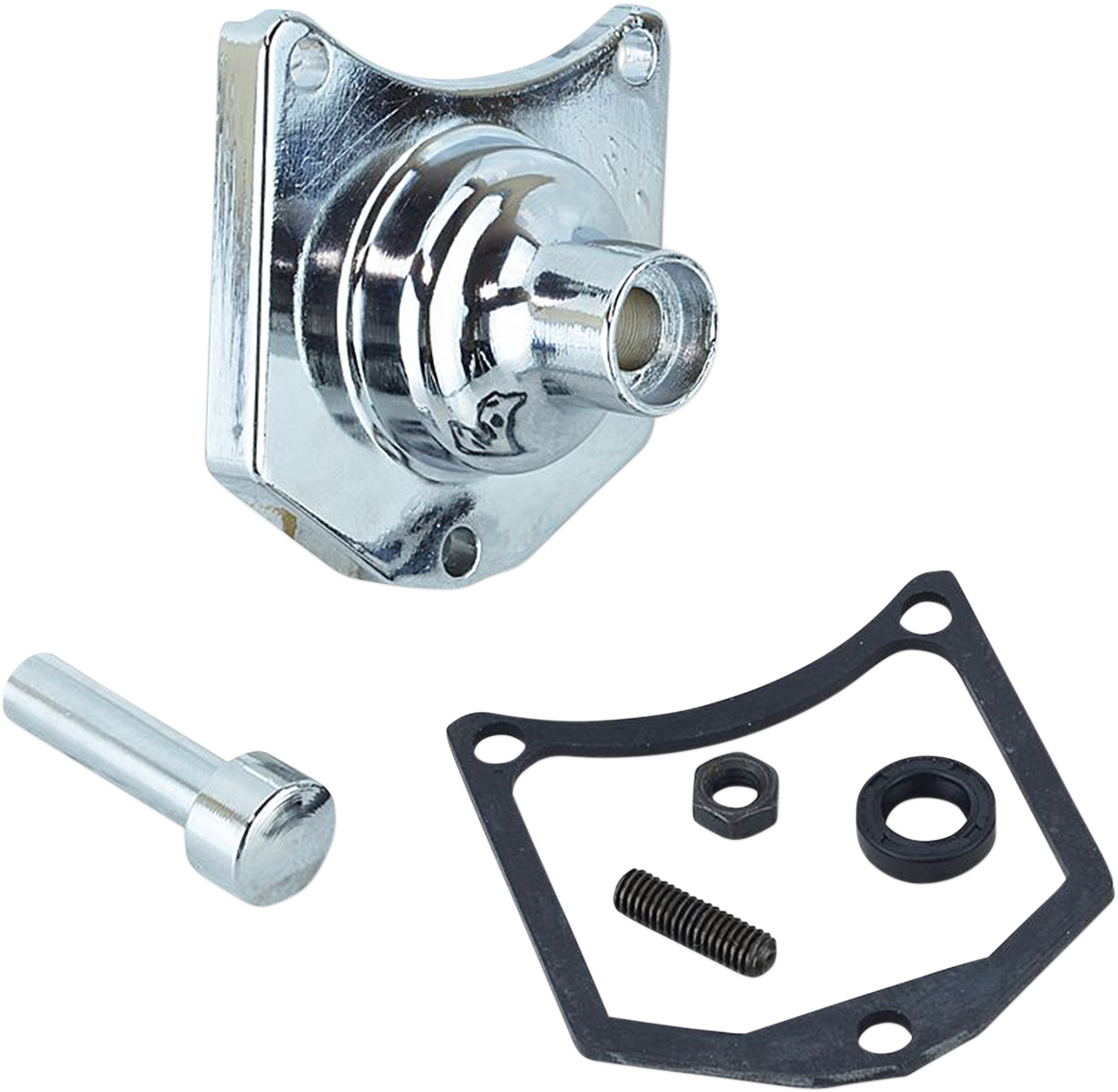 DRAG SPECIALTIES Solenoid End Cover - Starter Button - Chrome 79-4006