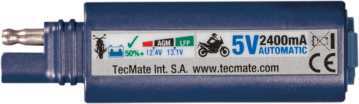 TECMATE USB Charger - 2400MA O-100V3