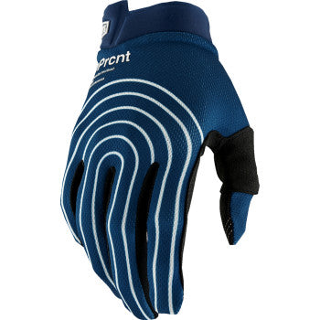 100% iTrack Gloves - Rewind Navy - Medium 10008-00051