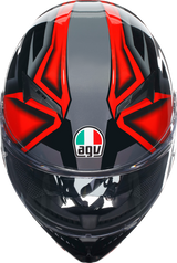 AGV K3 Helmet - Compound - Black/Red - Medium 2118381004009M