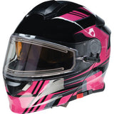 Z1R Solaris 2.0 Helmet - First Tracks - Electric - Dual Pane - Black/Pink - XS 0120-0843