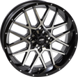 ITP Wheel - Hurricane - Front/Rear - Black Machined - 18x6.5 - 4/156 - 4+2.5 (+10 mm) 1822516546B