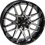 ITP Wheel - Hurricane - Front/Rear - Black Machined - 18x6.5 - 4/137 - 4+2.5 (+10 mm) 1822515546B