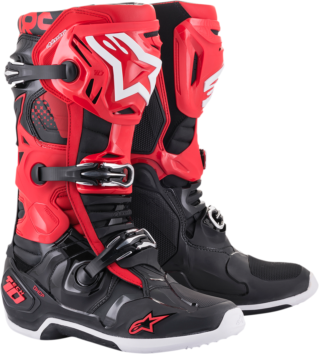 ALPINESTARS Tech 10 Boots - Black/Red - US 12 2010020-31-12