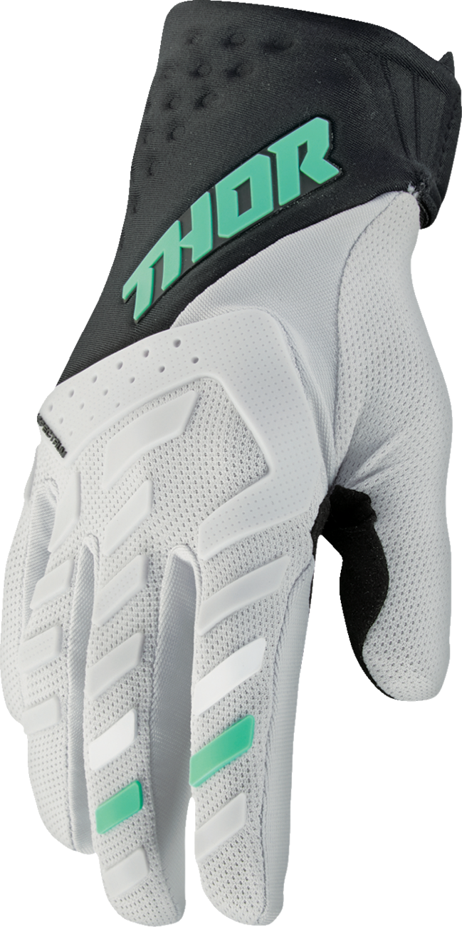 THOR Women's Spectrum Gloves - Black/Mint - XL 3331-0271