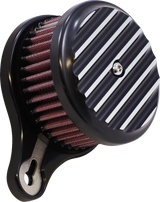 JOKER MACHINE Air Cleaner - Fin - Black - Twin Cam 02-142B