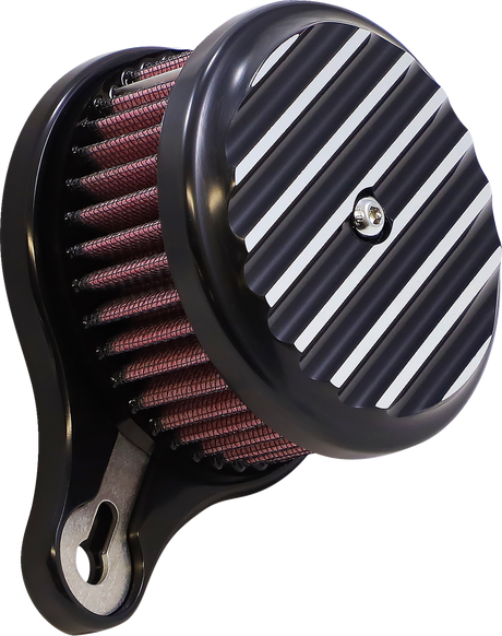 JOKER MACHINE Air Cleaner - Fin - Black - Twin Cam 02-142B