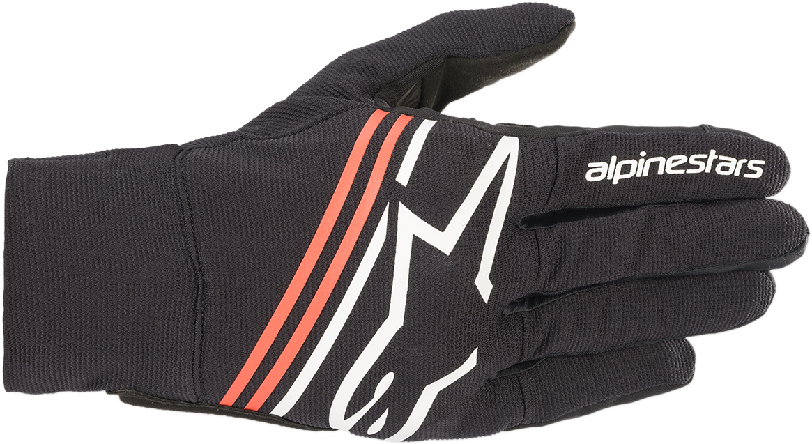 ALPINESTARS Reef Gloves - Black/White/Fluo Red - Small 3569020-1231-S