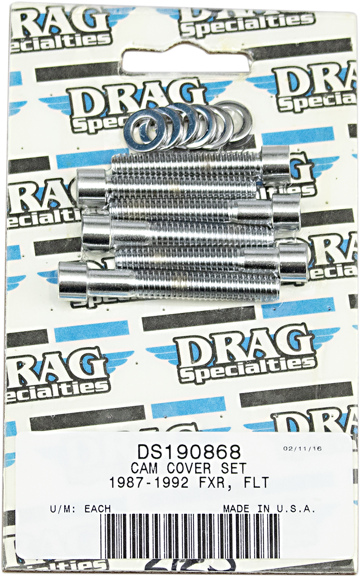 DRAG SPECIALTIES Socket-Head Smooth Camshaft Cover Bolt Kit - Big Twin MK212S