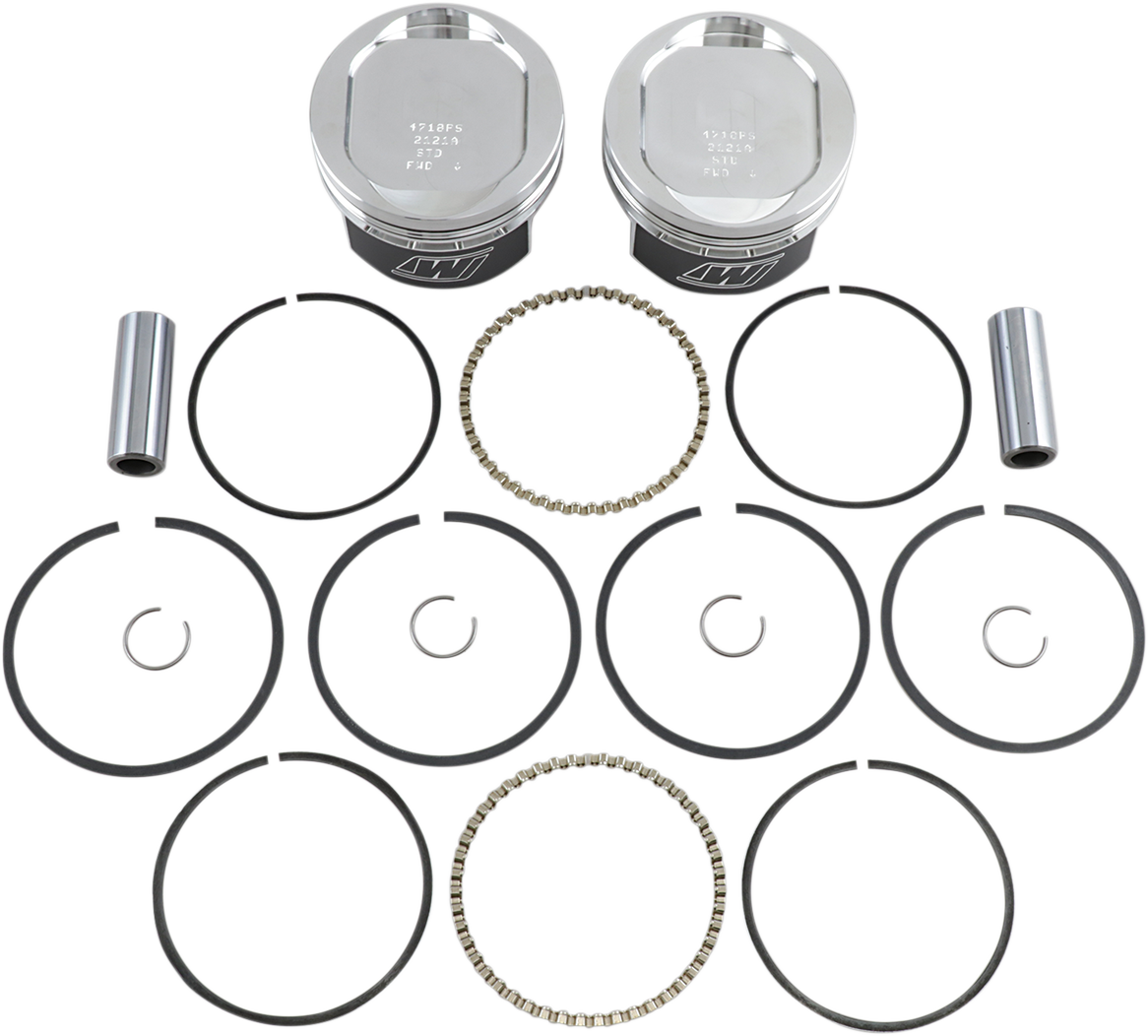 WISECO Piston Kit - Standard - .883 - XL 08 & LATER REQ 1200CC CYL High-Performance K1655