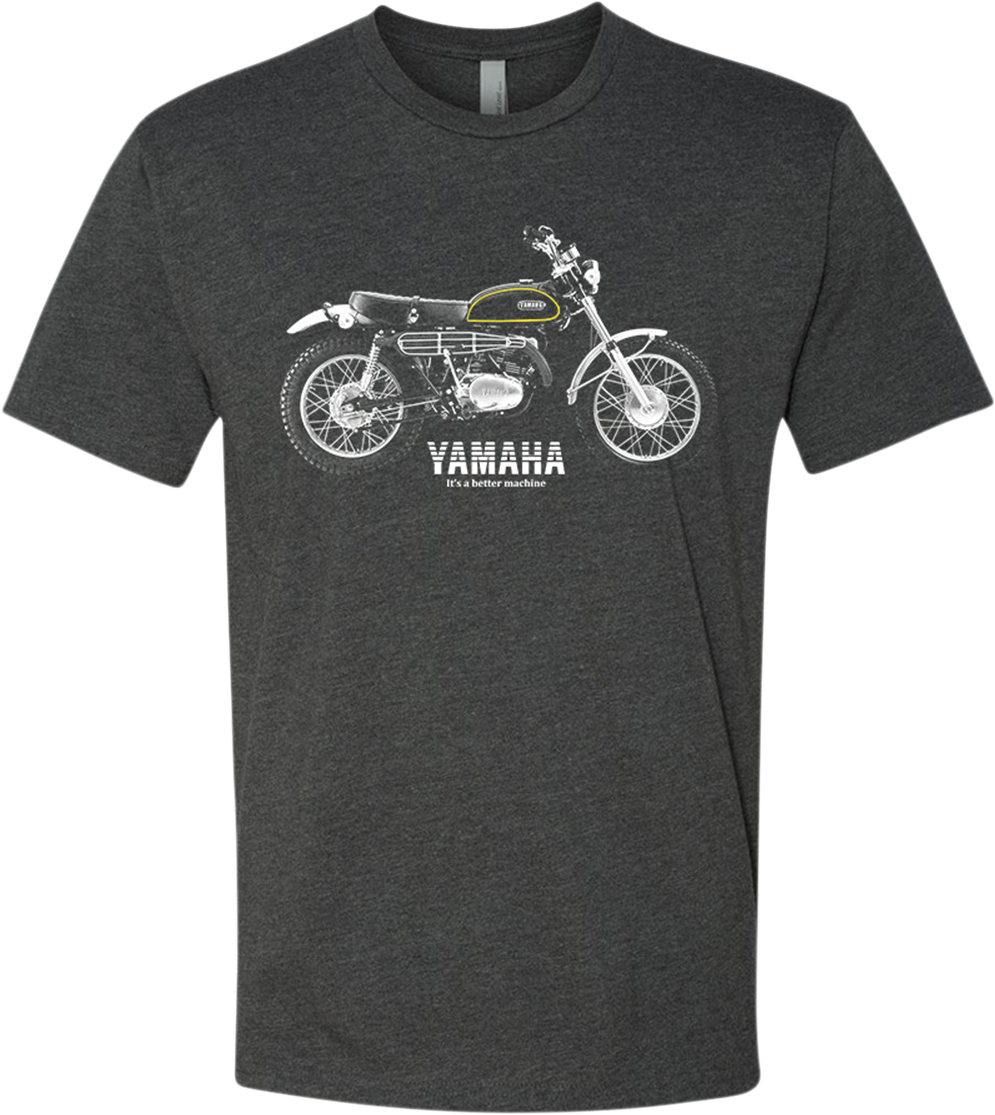 YAMAHA APPAREL Yamaha DT1 Moto T-Shirt - Charcoal - Medium NP21S-M1794-M